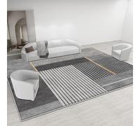 Large Area Rugs 59 x 70.86 Inch Rug for Living Room 150 x 180 cm Washable Rug for Indoor Decoration Bedroom Dining Room Carpets Modern Geometric Gray