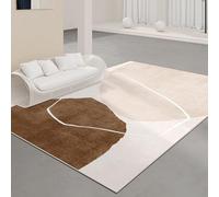 Large Area Rugs 59 x 70.86 Inch Rug for Living Room 150 x 180 cm Washable Rug for Indoor Decoration Bedroom Dining Room Carpets Modern Abstract Brown