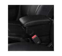 Large Armrest Arm Rest Centre Center Console Storage Box Leather Support For Ford For Focus 2 MK2 2005-2011(E Style All Black 9 USB)