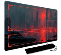 Large Art Board game Playmat With black waterproof bag, Custom Design Card Game Mat for mtg Playmat, Suture the edges,Compatible with Standard Card Sleeves 60CM x 35CM (With Zone,9)