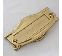 Large Art Nouveau Brass Letterbox