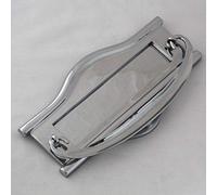 Large Art Nouveau Chrome Letterbox
