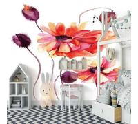 Large Art Watercolour Plants Flowers 3D Wallpaper Luxury Home Dining Decor Paste Sofa Living Room The Wall for Bedroom Mural-430cm×300cm