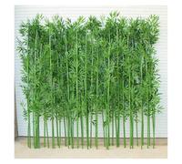 Large Artificial Bamboo Plants Plastic Trees Outdoor Indoor Decor, 1m 1.2m 1.5m 1.8m 2m Tall DIY Fake Bamboo Silk Faux Tree with Leaves for Garden Fence Privacy Screen(20 Pack,2m/6.5ft Tall)