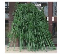 Large Artificial Bamboo Plants with Realistic Leaves & Trunks Premium Silk Trees for Patio Privacy Indoor & Outdoor Decor - Ideal Faux Bamboo Decoration for Home & Garden