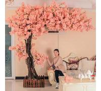 Large Artificial Cherry Blossom Trees Fake Silk Flower Decoration for Indoor Outdoor Party Restaurant Mall, 180cm x 120cm
