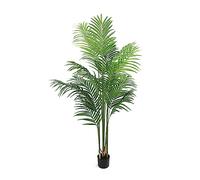 Large Artificial fake Tree plants Indoor Fake Decorative Plants In Pot Outdoor plant Pots Flora Exotic Tree In Pots (Areca Palm - 160cm)