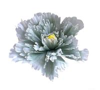Large Artificial Peony Flower 30cm Silk Fake Bloom for Wedding Decor Centrepieces UK Home Office Party Display Props Linen for stem(green)