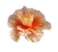 Large Artificial Peony Flower 30cm Silk Fake Bloom for Wedding Decor Centrepieces UK Home Office Party Display Props Linen for stem(orange)