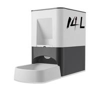 Large Automatic Dog Feeder, 14L Extra Large Breed Auto Dog Feeder Timed Programmable Pet Food Dispenser Feeder, Portion Control Voice Recording