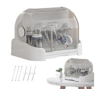 Large Babys Bottle Storage Box, Nursing Bottle Drying Rack Organize