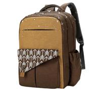 Large Backpack Changing Bag Waterproof Changing Multifunction Travel Organizer | USB Charging Port Insulated Bottle Holder Stroller Straps Spacious Storage Stylish Design for M, brown, Siehe