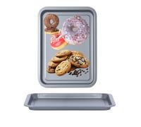 Large Baking Trays 31cm Rectangular Oven Sheet with Non-Stick Coating Oven/Pan Dishwasher Safe & Easy to Clean (4)