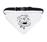 Large 'Ballerina Pig' Dog/Cat/Pet Bandana (PD00062960)