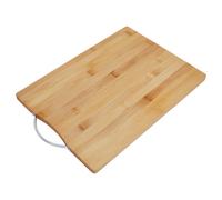 Large Bamboo Chopping and Serving Board, Durable Wooden Cutting Board with Integrated Handle Premier Housewares Natural One Size