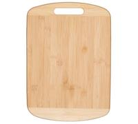 Large Bamboo Chopping Board - 36cm x 26cm x 1.8cm - Thick, Durable & Eco-Friendly - Naturally Antibacterial Reversible Cutting Board with Handle for Kitchen, Meat, Vegetables & Cheese