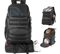 TRAILKICKER Large Basketball Backpack Bag with Ball Compartment and Shoe Pocket Outdoor Sports Equipment Bag