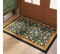Large Bath Mat 60 X 90 Green Plants Diatom Mud Bathroom Shower Floor Mats, Absorbent Bath Mat,Quick Dry Baths Mats Non Slip Washable,For Bedroom,Kitchen,Toilet, Door,Washing Table