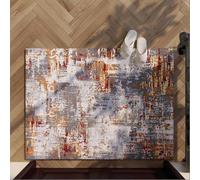 Large Bath Mat 60 X 90 Grey Red Diatom Mud Bathroom Shower Floor Mats, Absorbent Bath Mat,Quick Dry Baths Mats Non Slip Washable,For Bedroom,Kitchen,Toilet, Door,Washing Table