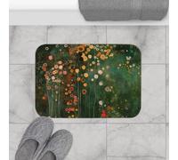 Large Bath Mat 60 X 90 Pink Orange Diatom Mud Bathroom Shower Floor Mats, Absorbent Bath Mat,Quick Dry Baths Mats Non Slip Washable,For Bedroom,Kitchen,Toilet, Door,Washing Table