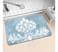 Large Bath Mat Non Slip Bathroom Mat Quick Drying Bathroom Carpet Rubber Bottom, Bathtub Shower Floor Rugs Washable, Soft Rug for Bath Decoration, Kitchen Bathmat Toilet Mandala 140x200cm 16-184