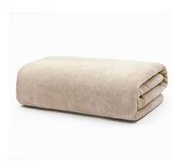 Large Bath Towel,Thicker Cotton Towels,Bed Linen for Beauty Salon, Light Tan,200x100cm