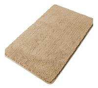 Large Bathroom Rug 30"x50" Thick Chenille Long Bath Mat | Absorbent and Washable Extra Large Bath Rug Non-Slip, Soft Runner Rug for Bathroom, Shower, Sink - (Beige)