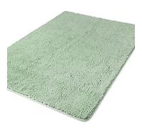 Large Bathroom Rug 40"x60" Thick Chenille Long Bath Mat | Absorbent and Washable Extra Large Bath Rug Non-Slip, Soft Runner Rug for Bathroom, Shower, Sink(Sea Foam)