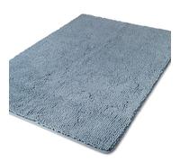 Large Bathroom Rug 40"x60" Thick Chenille Long Bath Mat | Absorbent and Washable Extra Large Bath Rug Non-Slip, Soft Runner Rug for Bathroom, Shower, Sink(Blue)