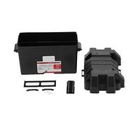 Large Battery Storage Box, with Inside Size 11.4x8.1x7.9in, 2 Vent Holes, Handle, Thickened ABS Material, Universal for Car Truck Boat Trailer RV, Standard Specification Quality Control
