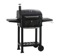 Large BBQ Charcoal Grill Outdoor: Barbecue and Smokers Barrel Oil Drum Grill for Garden Backyard Cooking