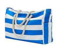 Large Beach Bag For Women Canvas Beach Bag With Pocket Zipper Tote Travel Picnic Swim Bags Tote Cute Tote Bag (BU2, One Size)