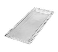 Large Beaded Glass Serving Platter Bella Perle Serving Tray