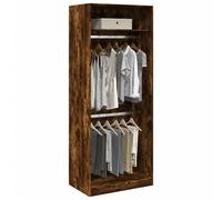 Large Bedroom Wardrobe Engineered Wood Clothes Storage Cabinet Unit