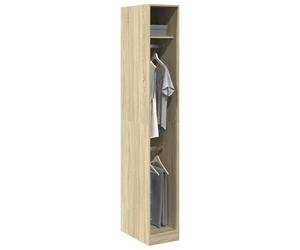 Large Bedroom Wardrobe Engineered Wood Clothes Storage Cabinet Unit