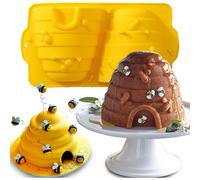 Large Beehive Silicone Cake Mold/bee Hive Cake Pan, Nonstick Bakeware Reveal Party Decorations