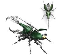 Large Beetle Dynastes Model Kit, Steampunk Insect Model Kit Toys, 3D Metal Puzzles, Assembly Jigsaw Crafts Brain Teaser, Home Decor Crafts DIY Assembly Kits, for Teens & Adult
