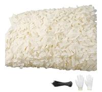 Large Beige Camo Netting 1.5x2m 2x10m 3x4m 4x4m 5x10m 7x7m 8x10m Camouflage Netting Military, Sun Protection Nets, Hunting Shade Cover Privacy Screen Mesh Nets(W3.5xH5m)