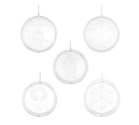 (Large Bell) 3D USB Window Hanging Santa Claus LED String Fairy Light Christmas Holiday Lamp Party Decorations