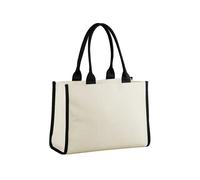 Large bi-colour tote bag Quadra Blanc TU
