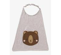 Large Bib beige light mixed color