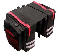 Large Bicycle Panniers Waterproof 24L Rear Rack Bag | Reflective Strips, Heavy Duty Cycling Saddlebags for Touring Commuting, All Weather Bike Storage Pack