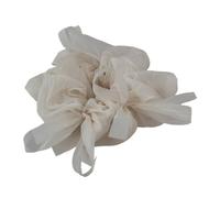 Large Big Elastic Hair Bands Accessoires Tie Scrunchies For Women Girl Rubber Vintage Ribbon Designer Bow Headdress Fashion Kpop(Beige hair band)