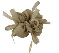 Large Big Elastic Hair Bands Accessoires Tie Scrunchies For Women Girl Rubber Vintage Ribbon Designer Bow Headdress Fashion Kpop(Yellow and green)