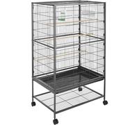Tectake Bird Cage 131Cm High - Anthracite