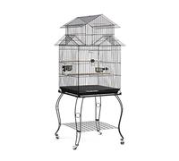 Large Bird Cage Bird Cage Accessories Bird House Outdoor Large Birdcage Cockatoo Canary Parrot Macaw Cage With 4 Casters Cockatoo Cage