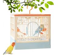 Large Bird Cage - House with Perch and Detachable Tray | Parakeet Bird Cage - for Lovebird Canary Macaw Cockatiel Feeding Foraging Climbing Flying Indoor Garden