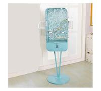 Large Bird Cage Wrought Iron Parrot Cage Indoor Bird Aviary with Stand and Clear Door Flight Cage 50 Inch Standing Flight Birdcage(Blu)