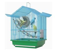 Large Bird Cages Sturdy Bird Aviary Spacious Flight Cage Household Parrot Cage for Birds, Parrot,Canary Bird Travel Cage(Blu)