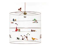 Large Birdcage Pendant Lamp Multicoloured one size